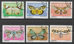 CUBA 1979 FARFALLE CUBANE YVERT. 2121-2126 USATA VF - Otros & Sin Clasificación