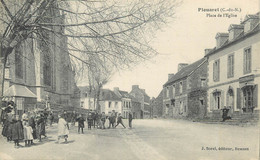 .CPA FRANCE 22 "Plouaret, Place De L'église" - Plouaret