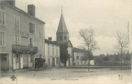 . CPA  FRANCE 87 "Nantiat, Place Vignes" - Nantiat