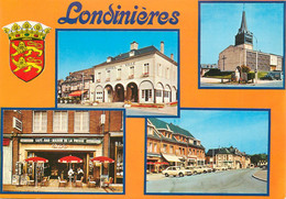 CPSM  FRANCE 76 "Londinières, Hotel De Ville" - Londinières