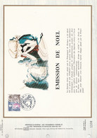 MONACO DOCUMENT FDC 1981 NOEL - Lettres & Documents