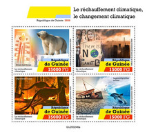 Guinea 2020  Climate Change, Global Warming，polar Bear ,whale , Kangaro  S202102 - Guinea (1958-...)