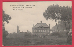 Popuelles ( Environs De Velaines ) - Habitation De M. Defontaine - 1913 ( Voir Verso ) - Celles