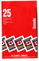 RC 20965 CANADA FLAG SANS PUBLICITÉ AU VERSO CARNET COMPLET BOOKLET MNH NEUF ** - Libretti Completi