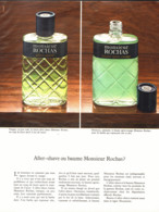 PUB PARFUM " MONSIEUR ROCHAS " De " ROCHAS " 1972  ( 4 ) - Non Classés