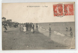 34 Hérault Frontignan La Plage Cachet Ambulant Tarascon A Cette 1918 ( Marcophilie ) - Frontignan