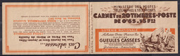 Publicité - YT Couverture Du Carnet (vide) 365-C2 Paix 65c Bleu Type II 13F( Maury : CA 229 ) TTB - Sonstige & Ohne Zuordnung