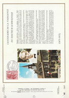 MONACO DOCUMENT FDC 1975 DOCTEUR SCHWEITZER - Lettres & Documents