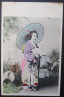 Japon Femme Tenue Traditionelle   Cpa - Sonstige & Ohne Zuordnung