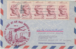 USA 1959 Erstflug A.M. 2 - First Jet Air Mail Service San Francisco - St. Louis - 2c. 1941-1960 Cartas & Documentos