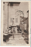 BARJOLS - Fontaine De La Place Montmartre - Barjols