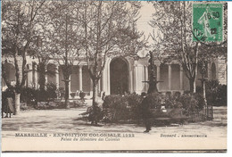 MARSEILLE - 1922 Exposition Coloniale, Palais Du Ministre Des Colonies - Expositions Coloniales 1906 - 1922