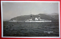 HMS WAR SHIP - RESOLUTION CLASS IN CATTARO, MONTENEGRO 1932 - Warships