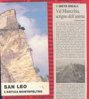 LIBRI 1675 - SAN LEO L'antica Montefeltro - Cenni Storici E Illustrazioni - 1986 - Turismo, Viaggi