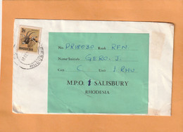 Rhodesia Old Cover Mailed - Südrhodesien (...-1964)