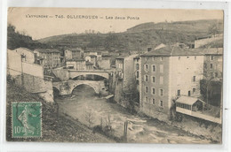 63 Olliergues Les Deux Ponts - Olliergues