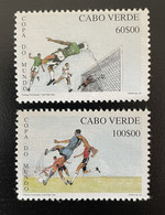 Cape Kap Verde Cabo Verde 2002 Mi. 807 - 808 FIFA World Cup Football Coupe Du Monde WM Fußball Soccer Korea Japan - 2002 – South Korea / Japan