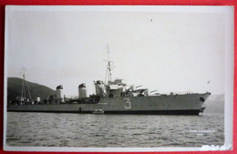 FRANCE , CHACAL CLASS DESTROYER , FRENCH WAR SHIP IN CATTARO MONTENEGRO, EARLY 1930 - Guerre