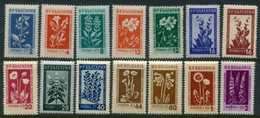 BULGARIA 1953 Definitive: Medicinal Plants MNH / **.   Michel 872-85 - Unused Stamps