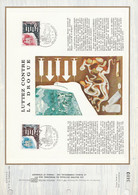 MONACO DOCUMENT FDC 1973 LUTTEZ CONTRE LA DROGUE - Lettres & Documents