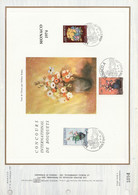 MONACO DOCUMENT FDC 1973 CONCOURS DE BOUQUETS - Lettres & Documents