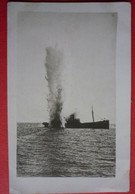 AUSTRIA - K.u.K.  KRIEGSMARINE ORIGINAL PHOTO , TORPEDO SHOOTING - Warships