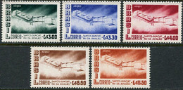 Brasil 1956. Mi.#902/06 VF/MNH. Aviation. Aircraft. Airplanes. Airmail (Ts27) - Avions