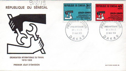 Senegal 0318/19 Fdc OIT, Travail - OIT