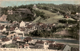 Fribourg - La Basse Ville, La Caserne Et La Chapelle De Loretto (1861) - Chapelle