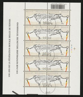 Feuillet De 10 F 3052/3055  Tennis En Cyclisme /Cyclocross Oblit / Gestp ( 2 Scans) - 2001-2010