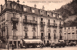 Plombières-les-Bains (Vosges) Hôtel-Restaurant Curin - Carte CAP N° 8 Non Circulée - Hotels & Restaurants