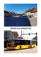 Aarberg  2 Bild  H  Postauto   Limitierte Auflage! - Aarberg