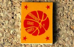 Pin's BASKET - Auvergnats Stars Match 1991 - Sérigraphié Sur Résine - Fabricant Inconnu - Basketball