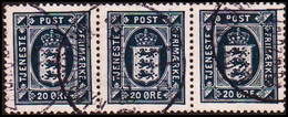 1930. Tjeneste 20 øre. 3-stripe (Michel D19) - JF417917 - Officials