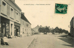 Baugy * La Place Nationale Côté Sud * Coiffeur * Hôtel GUILLEMOT - Baugy