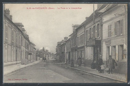 CPA 27 - Notre-Dame-du-Vaudreuil, La Poste Et La Grande-Rue - Le Vaudreuil