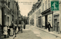 Châteauneuf Sur Cher * La Rue De La Chaussée * Tailleur CALVRAT GRELIER * Commerces Magasins - Chateauneuf Sur Cher