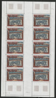 N° 302A Feuille De 10 Ex. COTE 20 € "Pintura Romanica De L'esclesia De La Cortinada" - Unused Stamps