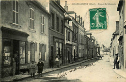 Châteauneuf * La Rue De La Chaussée * Commerce Magasin R. HERAULT - Chateauneuf Sur Cher