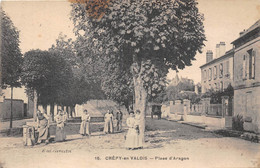 60-CREPY-EN-VALOIS- PLACE D'ARAGON - Crepy En Valois
