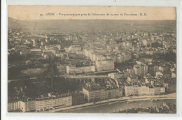 69 Rhone  Lyon Vue Panoramique Prise De L'ascenceur De La Tour De Fourvières - Sonstige & Ohne Zuordnung