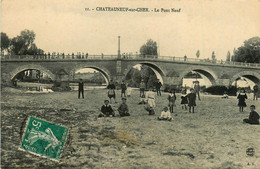 Châteauneuf Sur Cher * Vue Sur Le Pont Neuf * Villageois - Chateauneuf Sur Cher