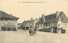 Dép 42 - Attelage - La Pacaudière - Rue De Paris - Bon état Général - La Pacaudiere