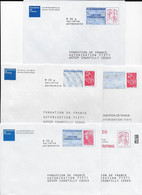 FONDATION DE FRANCE-   Lot De 5 Enveloppes Différentes - Prêts-à-poster:  Autres (1995-...)