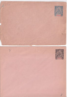 REUNION - 2 ENVELOPPES TYPE ALLEGORIE NEUVES - Covers & Documents