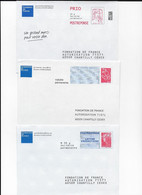 FONDATION DE FRANCE-   Lot De 3 Enveloppes Différentes - Prêts-à-poster:  Autres (1995-...)