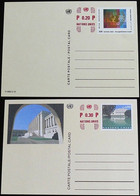 UNO GENF 1996 Mi-Nr. P 11 + P 12 Postkarte - Ganzsache Ungebraucht - Briefe U. Dokumente