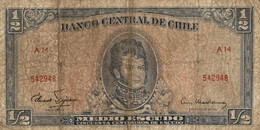 BILLET  CHILI 1/2 ESCUDO - Chile