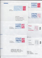 FONDATION RECHERTCHE MEDICALE    Lot De 7 Enveloppes Différentes - Prêts-à-poster:  Autres (1995-...)