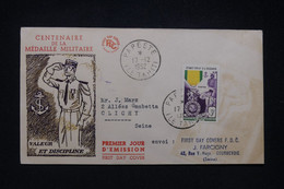 OCÉANIE - Enveloppe FDC En 1952 - Médaille Militaire - L 95173 - Covers & Documents